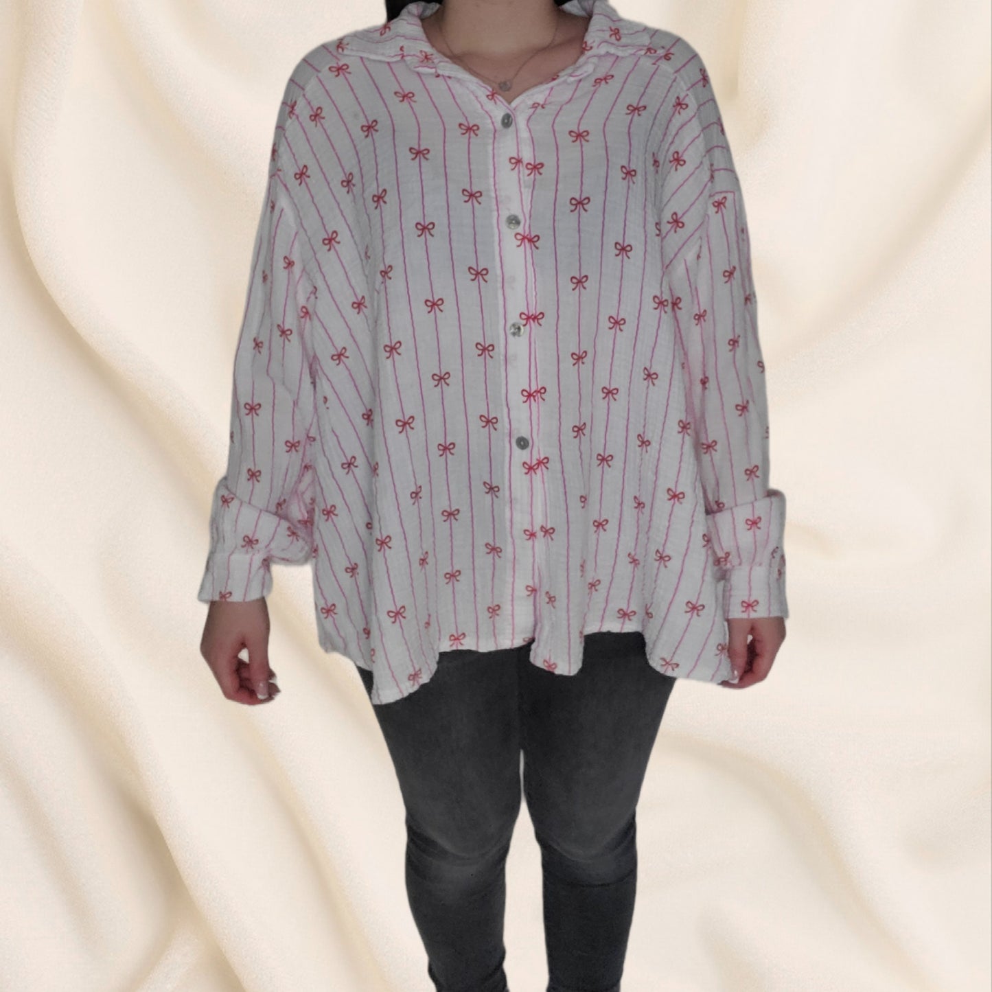 Chemise rayures et noeuds