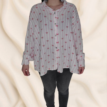 Chemise rayures et noeuds