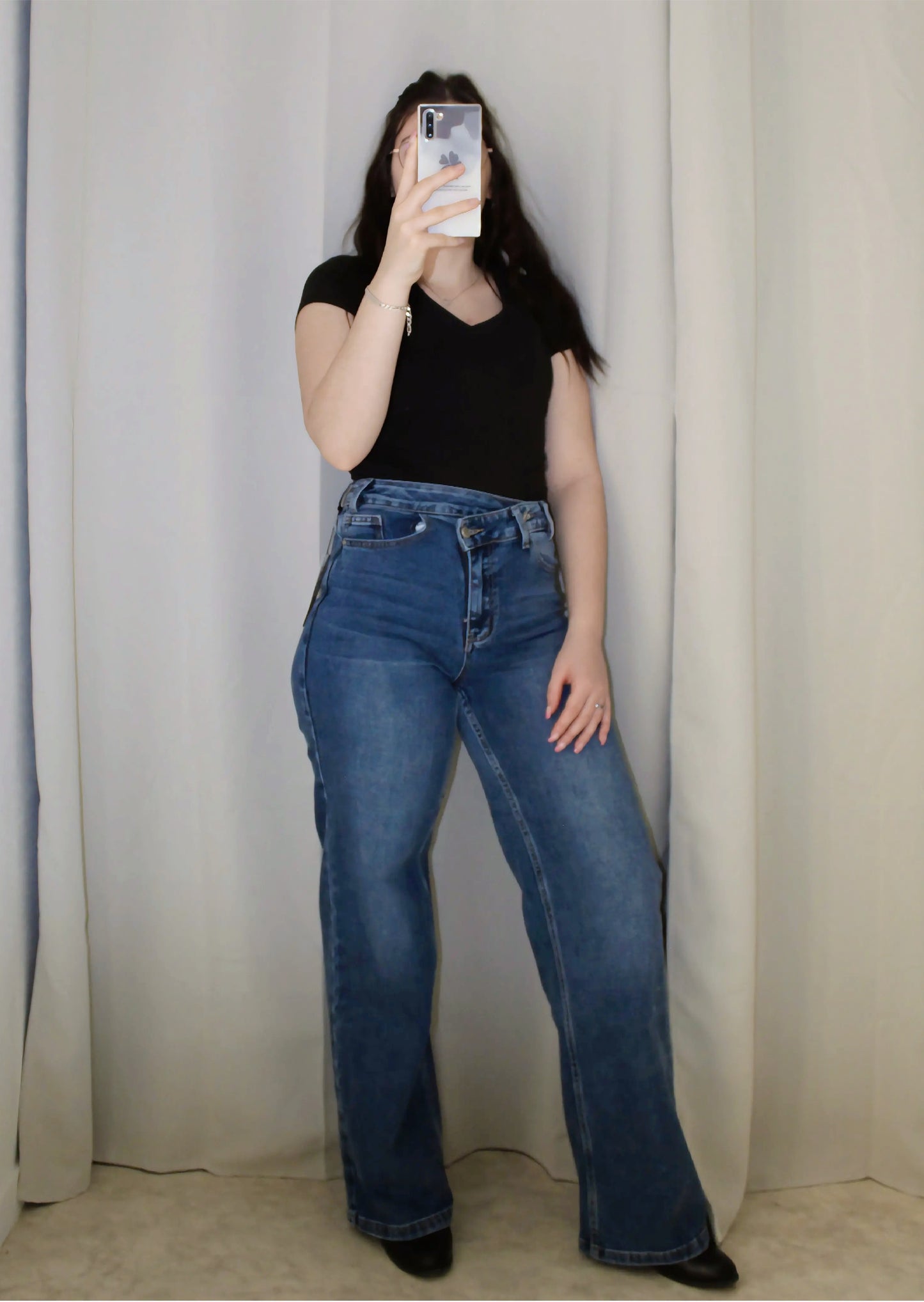 Jeans asymétrique