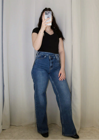 Jeans asymétrique