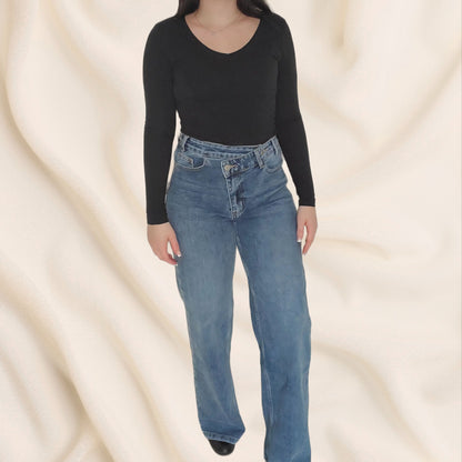 Jeans asymétrique