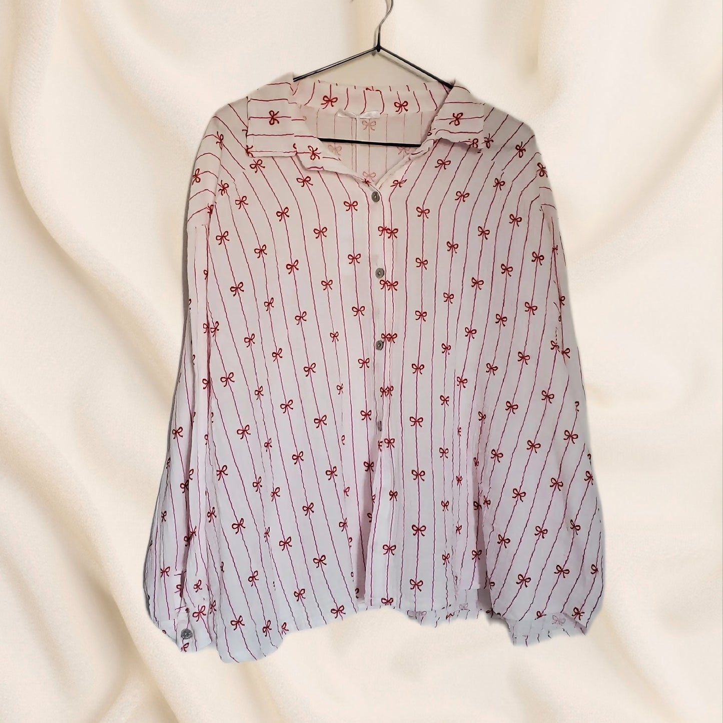 Chemise rayures et noeuds