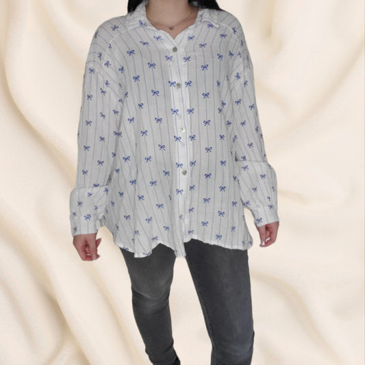 Chemise rayures et noeuds